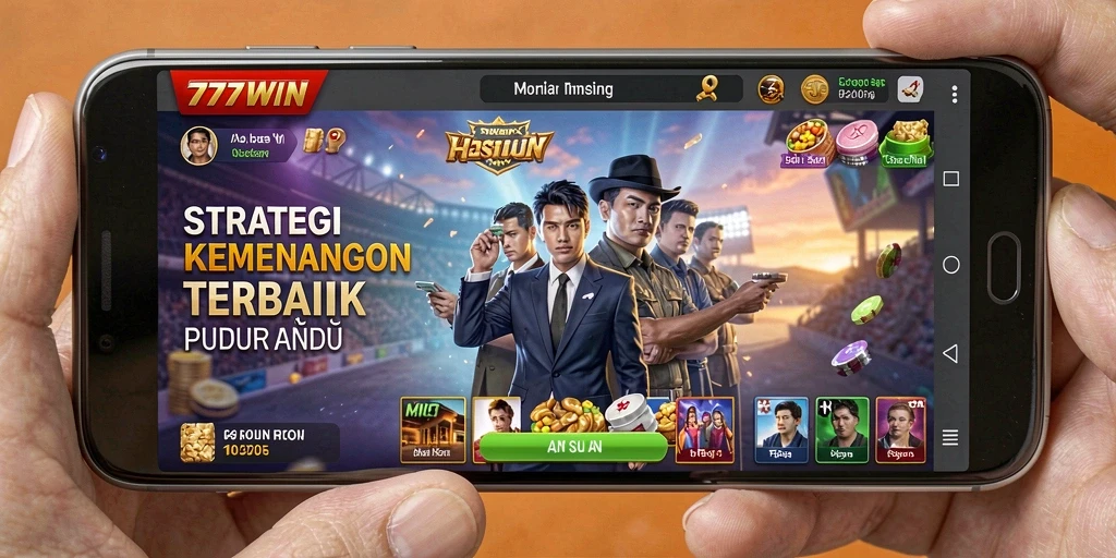 Tampilan gameplay strategi mendebarkan di 777WIN.