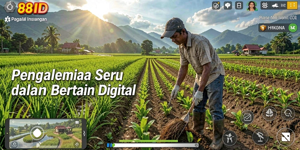 Tampilan gameplay 88ID yang menarik dalam dunia pertanian.