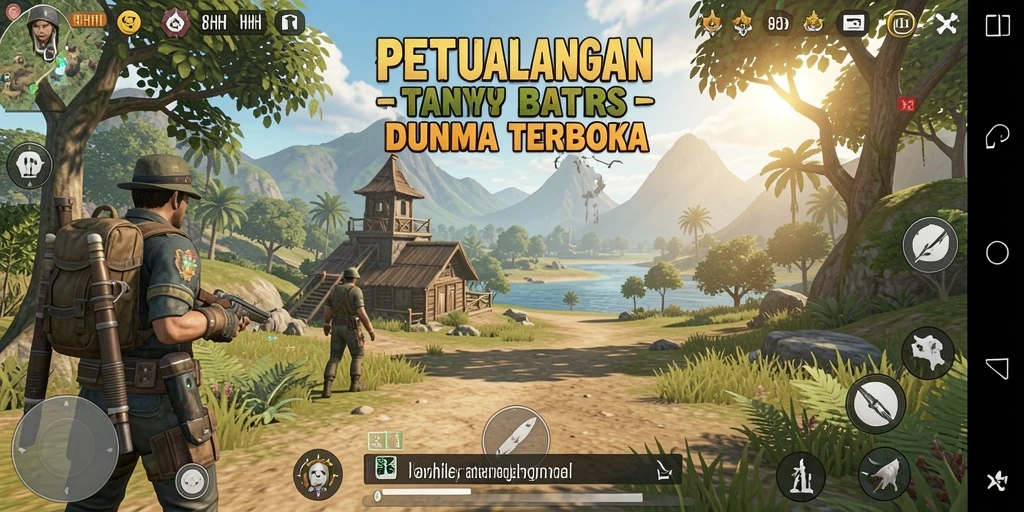 Gameplay mendebarkan di dunia terbuka 8HHH