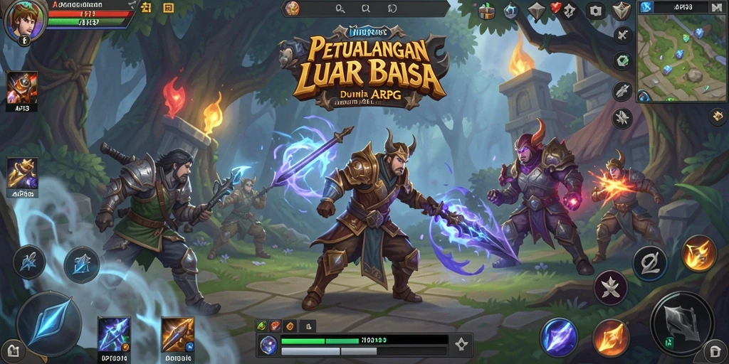 Tampilan menakjubkan dari gameplay ARPG yang mengasyikkan.