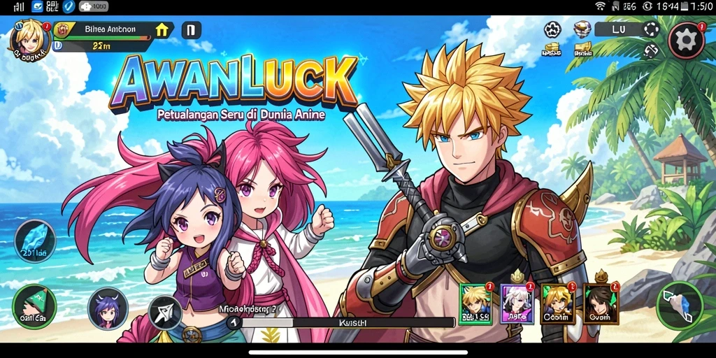 Tampilan Gameplay Menarik dan Seru dari AWANLUCK.