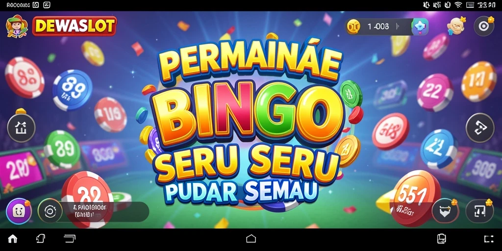 Tampilan gameplay seru dari aplikasi DEWASLOT Bingo.