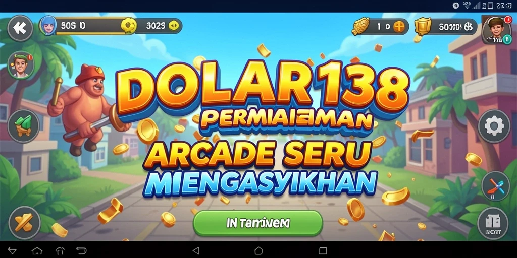 Tampilan screenshot DOLAR138 yang memperlihatkan aksi seru dalam permainan Arcade.