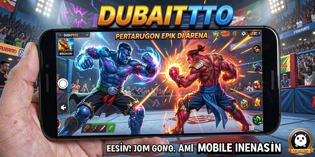 Gameplay DUBAITOTO yang mendebarkan di arena pertarungan.