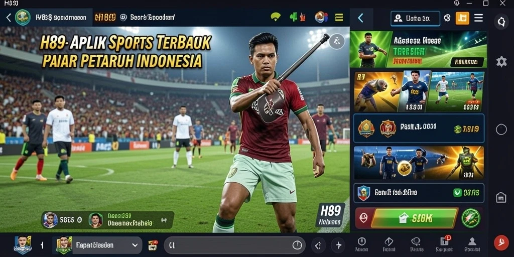 Tampilan gameplay H89 yang menarik dan interaktif saat memasang taruhan.