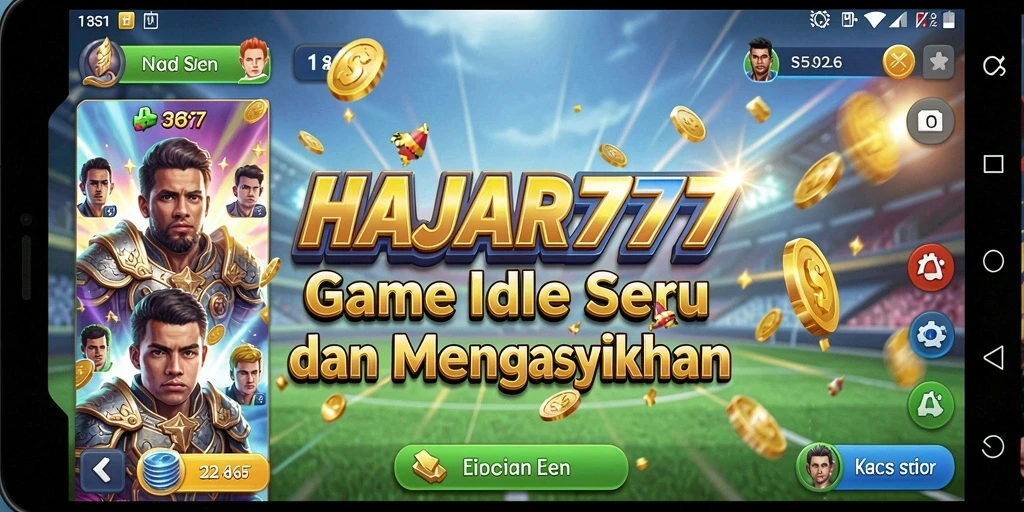 Tampilan gameplay HAJAR777 yang menarik dan penuh warna.