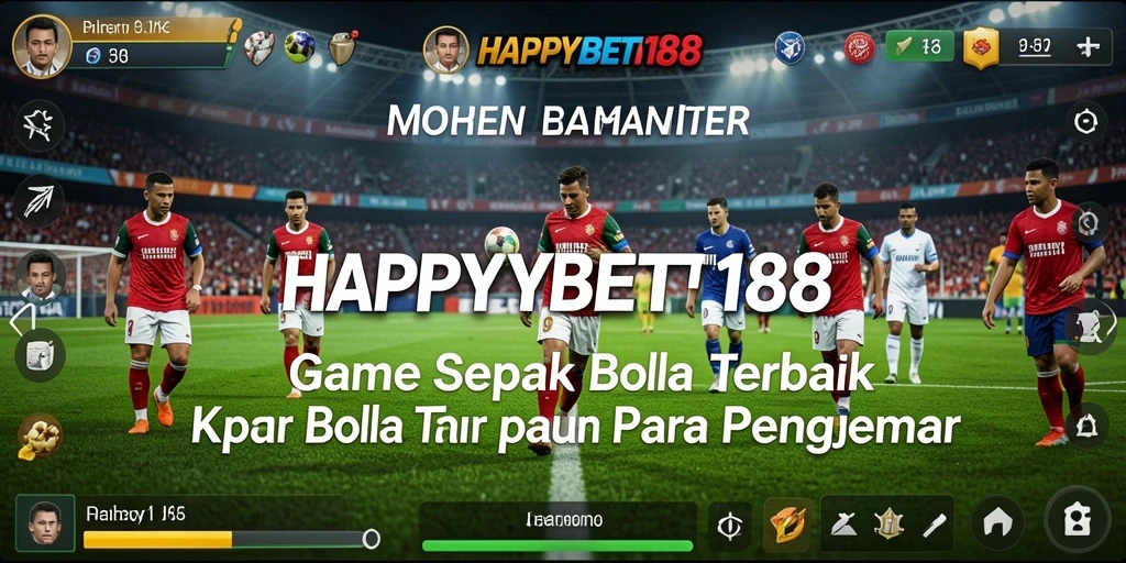 Gameplay menyenangkan di HAPPYBET188 dengan aksi sepak bola yang intens.