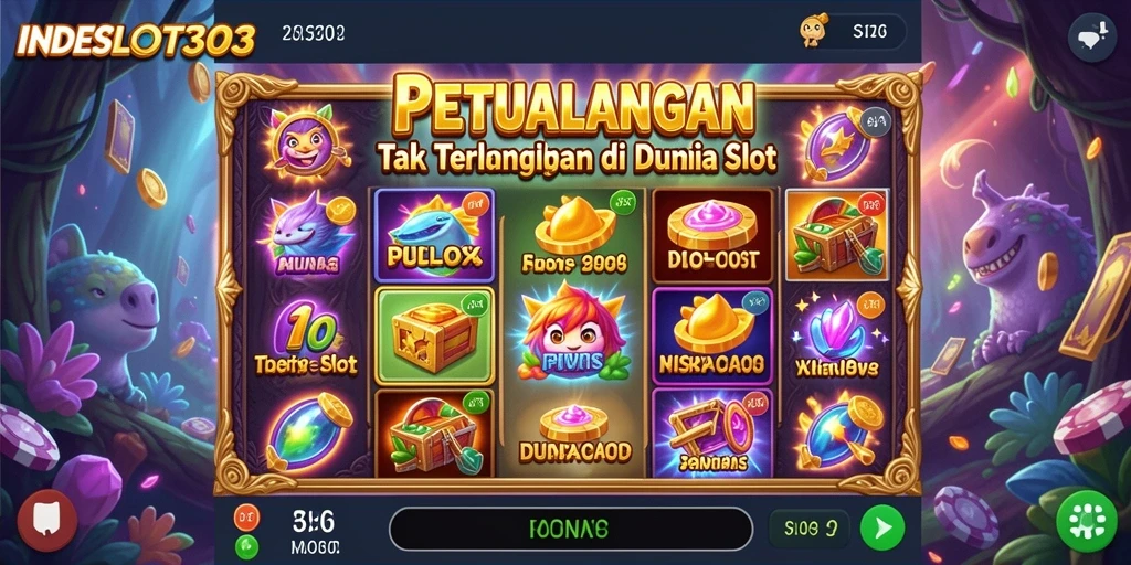 Tampilan gameplay seru dari INDESLOT303 yang menantang.