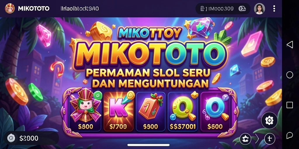 Tampilan gameplay MIKOTOTO yang mendebarkan dan berwarna.