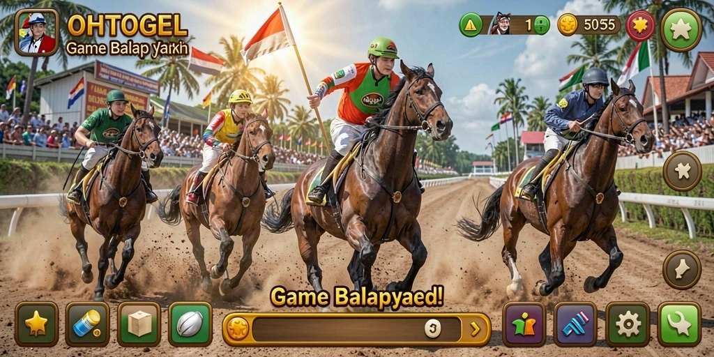 Gameplay balap seru OHTOGEL yang memukau.