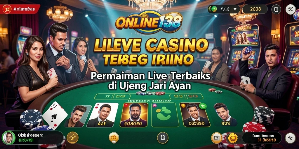 Gameplay mendebarkan di aplikasi Live Casino ONLINE138.