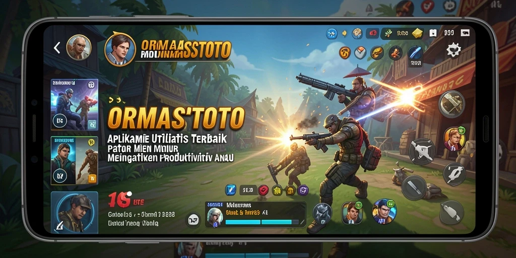 Tampilan utama ORMASSTOTO dengan fitur utilitas yang lengkap.