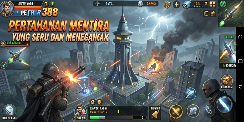 Gameplay seru di PETIR388 dengan menara dan strategi pertahanan yang menarik.