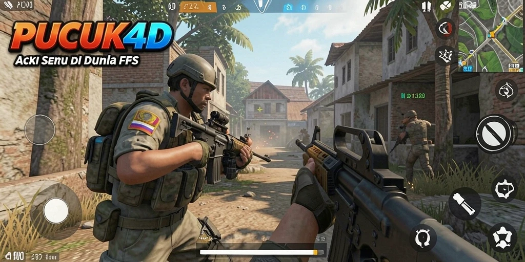 Gameplay intens PUCUK4D saat pertempuran seru.