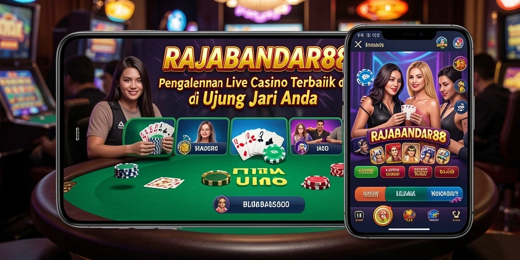 Tampilan gameplay menarik di RAJABANDAR88 dengan dealer langsung.