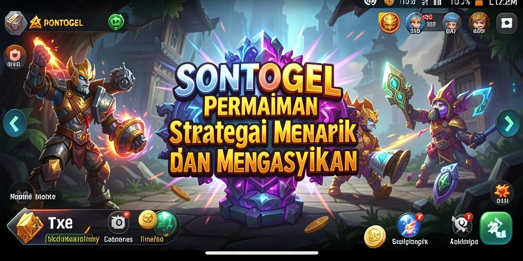 Tampilan gameplay menarik dari SONTOGEL yang menantang.