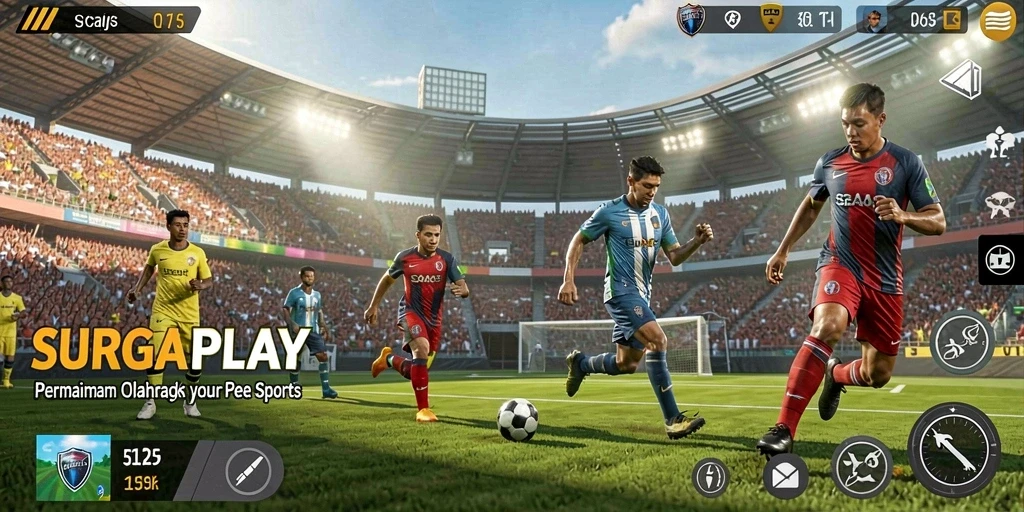 Tampilan gameplay SURGAPLAY yang memukau dan penuh aksi.