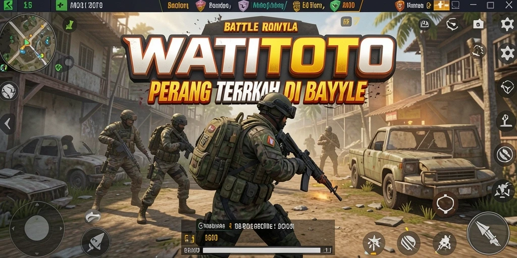 Gameplay seru WATITOTO di medan pertempuran Battle Royale.