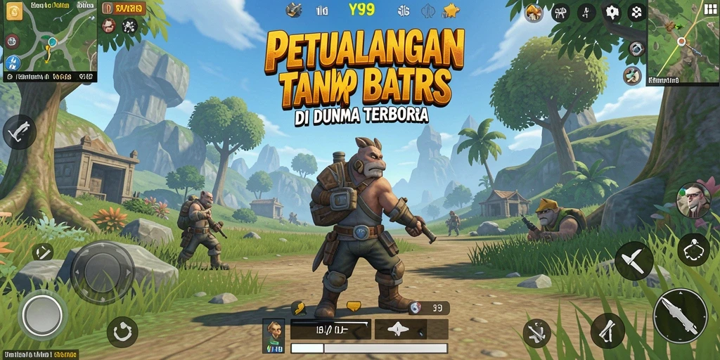 Gameplay Y89 yang menakjubkan di dunia terbuka penuh petualangan.