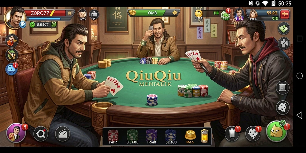 Tampilan gameplay seru dari ZORO77 yang penuh strategi.