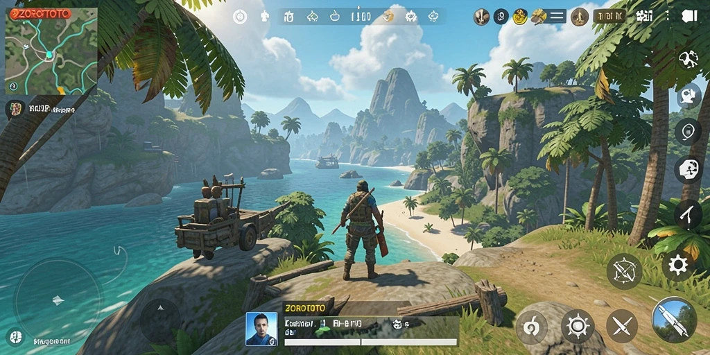 Tampilan gameplay yang menakjubkan di dunia Open World ZOROTOTO.